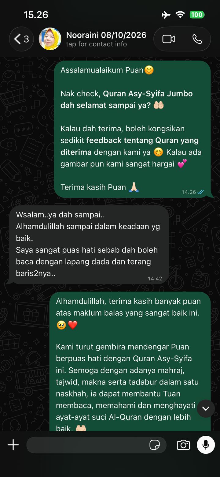 Testimoni pembeli 1